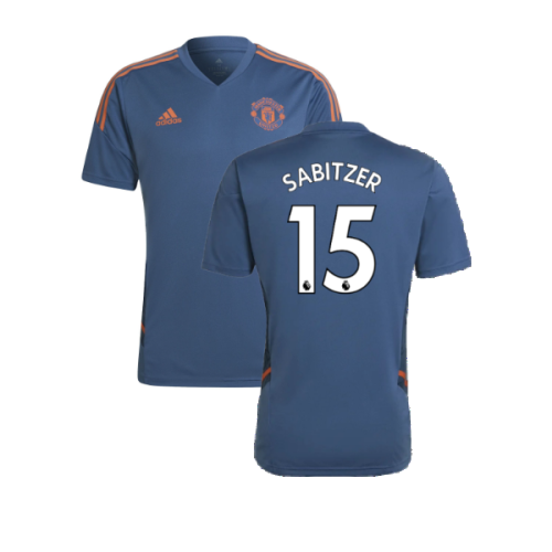 2022-2023 Man Utd Training Shirt (Blue) (Sabitzer 15)