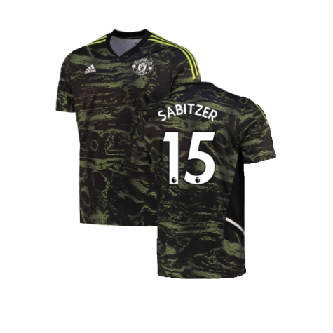 2022-2023 Man Utd EU Training Jersey (Solar Slime) (Sabitzer 15)