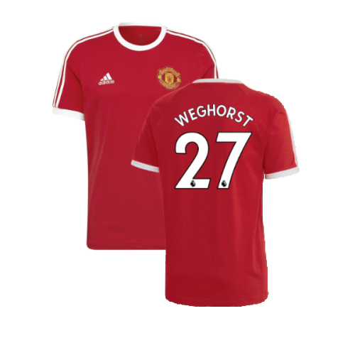 2022-2023 Man Utd 3S DNA Tee (Red) (Weghorst 27)