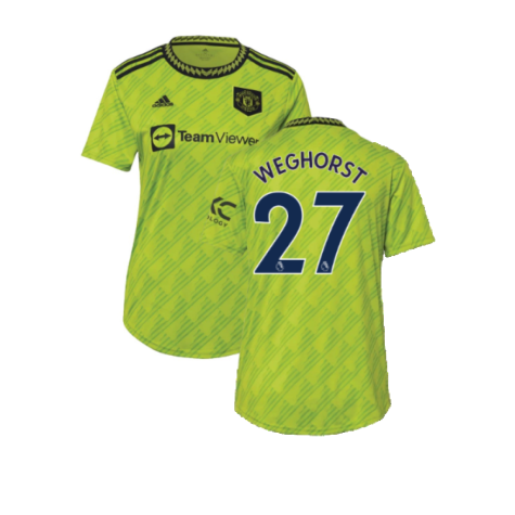 2022-2023 Man Utd Third Shirt (Ladies) (Weghorst 27)