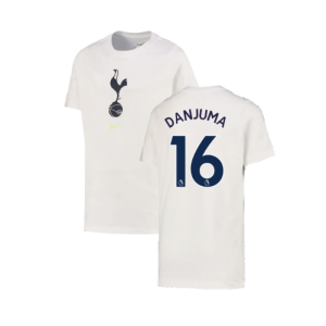 2022-2023 Tottenham Crest Tee (White) (Danjuma 16)