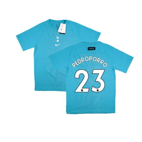 2022-2023 Tottenham CL Travel Top (Dark Turquoise) (Pedro Porro 23)