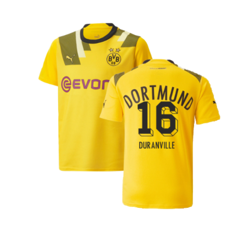 2022-2023 Borussia Dortmund CUP Shirt (Kids) (Duranville 16)