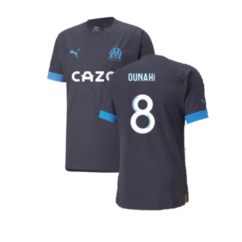 2022-2023 Marseille Authentic Away Shirt (Ounahi 8)