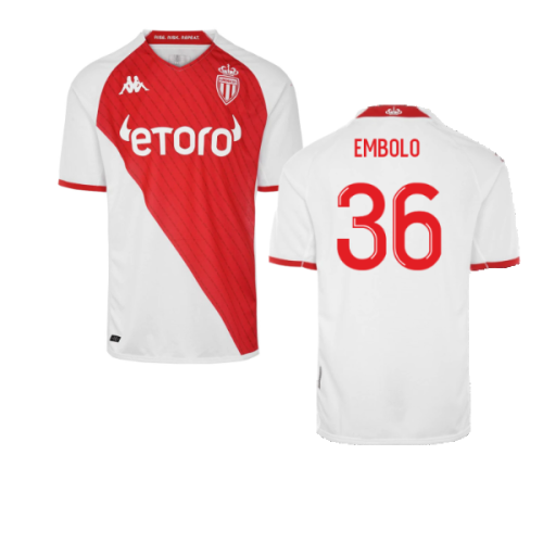 2022-2023 Monaco Home Shirt (Embolo 36)