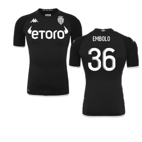 2022-2023 Monaco Away Shirt (Embolo 36)