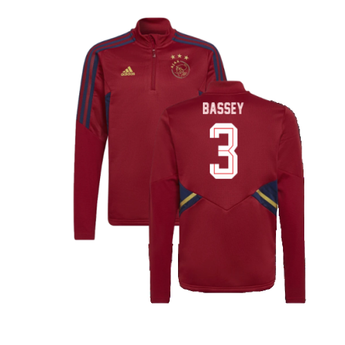 2022-2023 Ajax Training Top (Red) - Kids (Bassey 3)