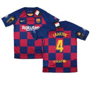 2019-2020 Barcelona CL Home Shirt (Kids) (A.INIESTA 8)