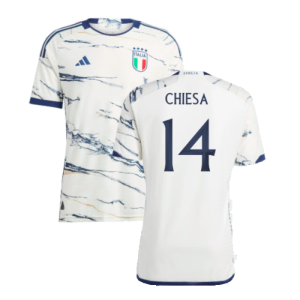 2023-2024 Italy Authentic Away Shirt (CHIESA 14) 2023-2024 Italy Authentic Away Shirt (CHIESA 14)