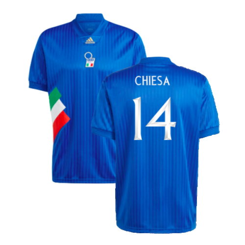 2023-2024 Italy Icon Jersey (Blue) (CHIESA 14)