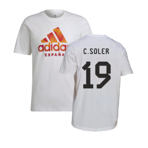 2022-2023 Spain DNA Graphic Tee (White) (C.Soler 19)