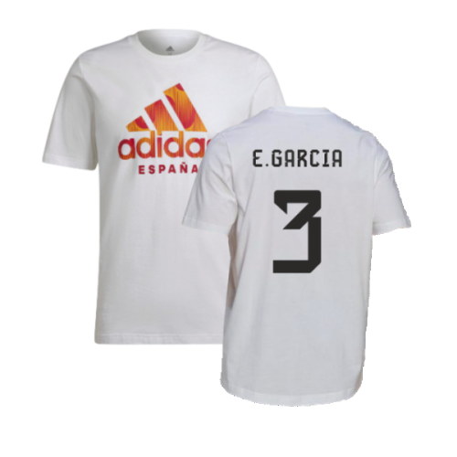 2022-2023 Spain DNA Graphic Tee (White) (E.Garcia 3)