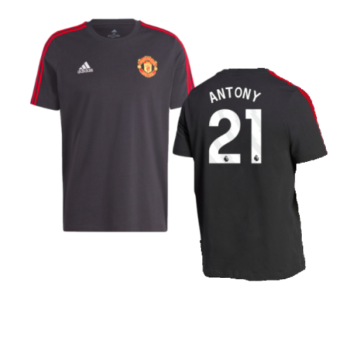 2023-2024 Man Utd DNA Tee (Black) (Antony 21)