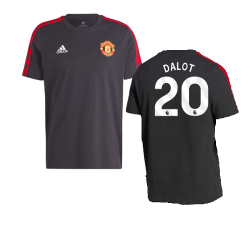 2023-2024 Man Utd DNA Tee (Black) (Dalot 20)