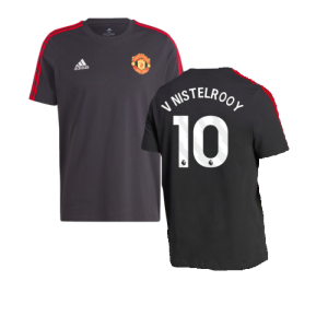 2023-2024 Man Utd DNA Tee (Black) (V Nistelrooy 10)