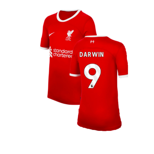 2023-2024 Liverpool Home Shirt (Kids) (Darwin 9)