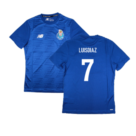 2022-2023 Porto Lightweight Tee (Blue) (LUIS DIAZ 7)