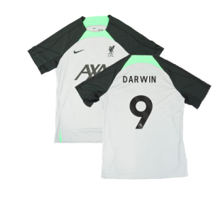 2023-2024 Liverpool Dri-Fit Strike Training Shirt (Grey) (Darwin 9)