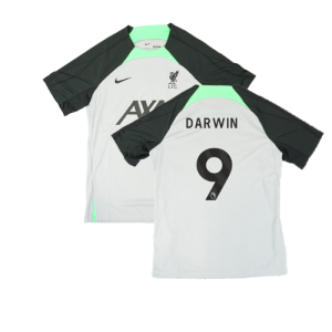 2023-2024 Liverpool Dri-Fit Strike Training Shirt (Grey) (Darwin 9)