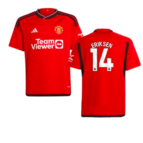 2023-2024 Man Utd Home Shirt (Kids) (Eriksen 14)