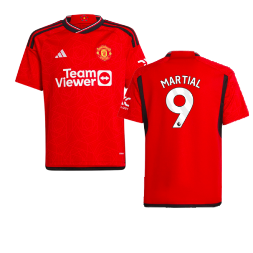 2023-2024 Man Utd Home Shirt (Kids) (Martial 9)