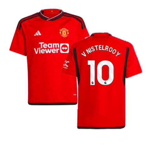 2023-2024 Man Utd Home Shirt (Kids) (V Nistelrooy 10)