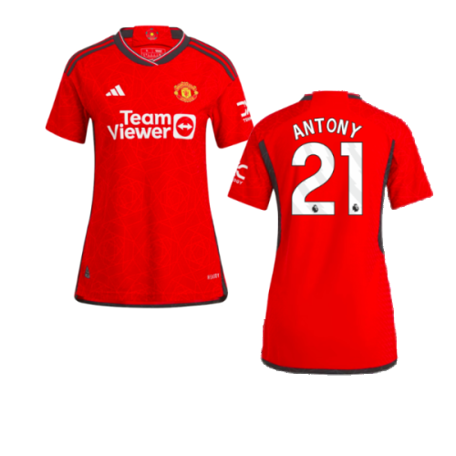 2023-2024 Man Utd Authentic Home Shirt (Ladies) (Antony 21)