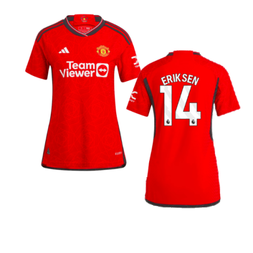 2023-2024 Man Utd Authentic Home Shirt (Ladies) (Eriksen 14)