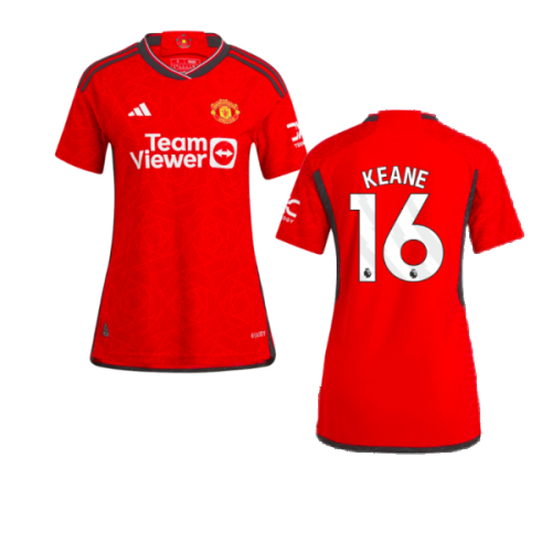 2023-2024 Man Utd Authentic Home Shirt (Ladies) (Keane 16)