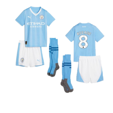 2023-2024 Man City Home Mini Kit (Kovacic 8)