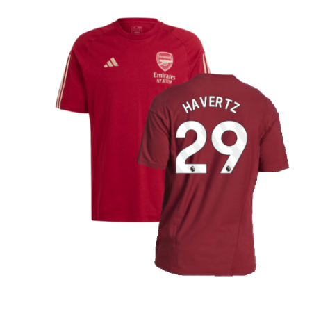 2023-2024 Arsenal Training Tee (Red) (Havertz 29)