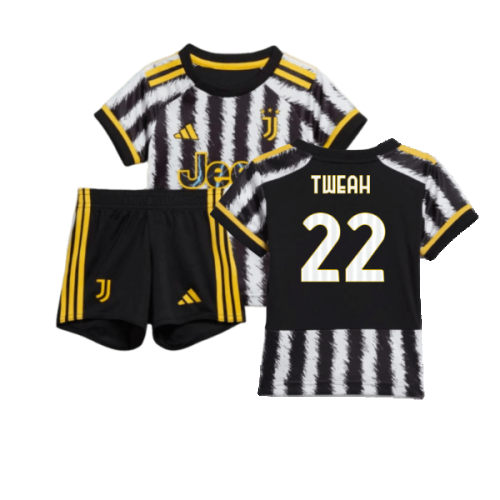 2023-2024 Juventus Home Baby Kit (T Weah 22)