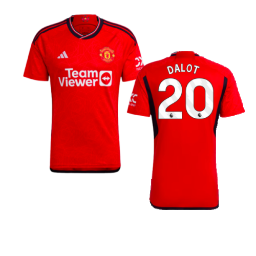 2023-2024 Man Utd Home Shirt (Dalot 20)