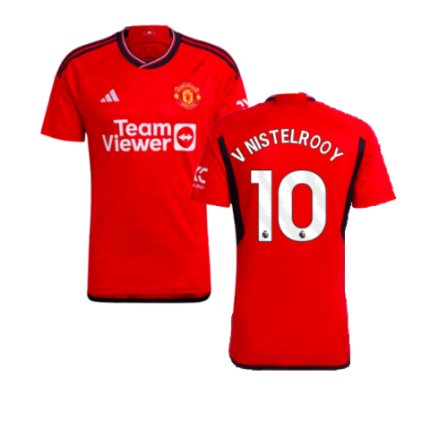 2023-2024 Man Utd Home Shirt (V Nistelrooy 10)