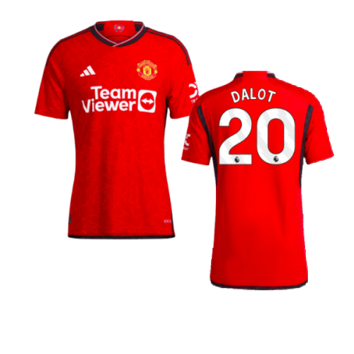 2023-2024 Man Utd Authentic Home Shirt (Dalot 20)