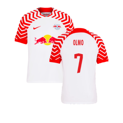 2023-2024 Red Bull Leipzig Home Shirt (Olmo 7)