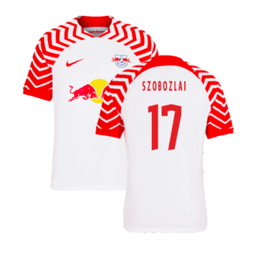 2023-2024 Red Bull Leipzig Home Shirt (Szobozlai 17)