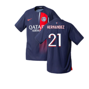 2023-2024 PSG Home Match Authentic Shirt (Hernandez 21)