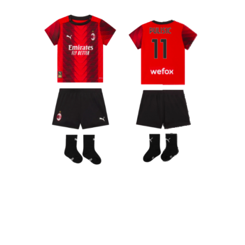 2023-2024 AC Milan Home Baby Kit (Pulisic 11)