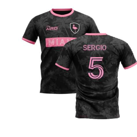 2024-2025 Miami Home Concept Football Shirt (Sergio 5)