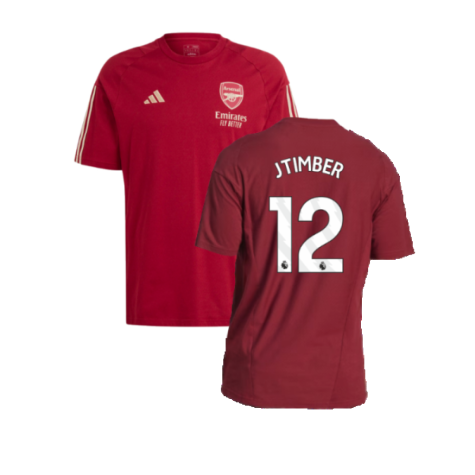 2023-2024 Arsenal Training Tee (Red) (J Timber 12)