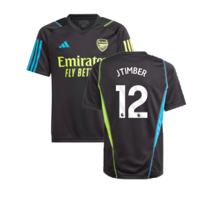 2023-2024 Arsenal Training Jersey (Black) - Kids (J Timber 12)