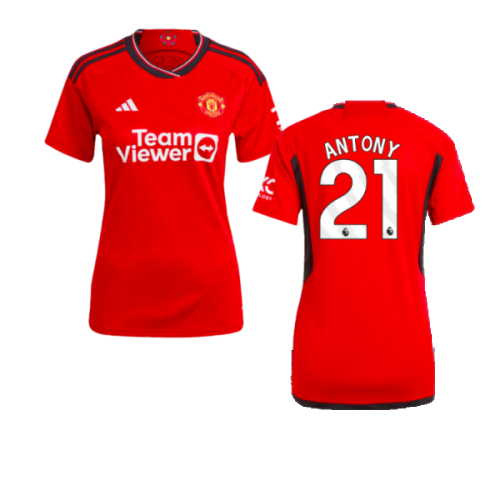 2023-2024 Man Utd Home Shirt (Ladies) (Antony 21)