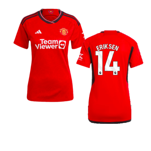 2023-2024 Man Utd Home Shirt (Ladies) (Eriksen 14)