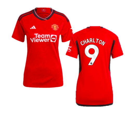 2023-2024 Man Utd Home Shirt (Ladies) (Charlton 9)