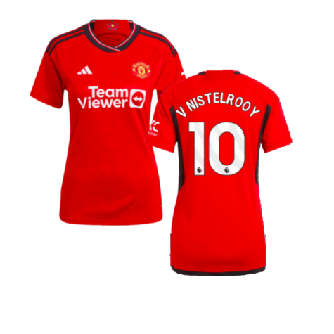 2023-2024 Man Utd Home Shirt (Ladies) (V Nistelrooy 10)