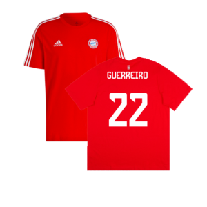 2023-2024 Bayern Munich DNA Tee (Red) (Guerreiro 22)