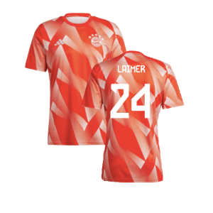 2023-2024 Bayern Munich Pre-Match Shirt (Red) (Laimer 24)