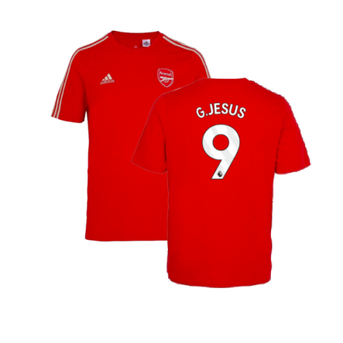 2023-2024 Arsenal DNA Tee (Red) (G.Jesus 9)