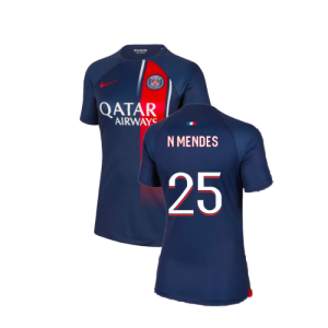 2023-2024 PSG Home Shirt (Ladies) (N Mendes 25)